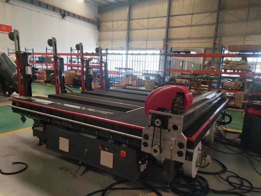 4200 × 2800mm 180m / mnt Mesin Pemotong Kaca CNC Penajam Kaca Berongga